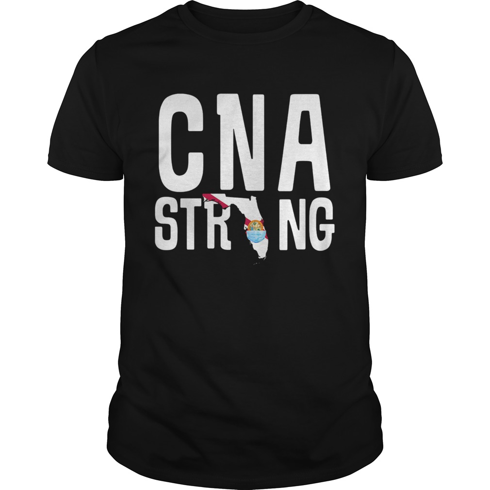 CNA Strong Florida map face mask shirt