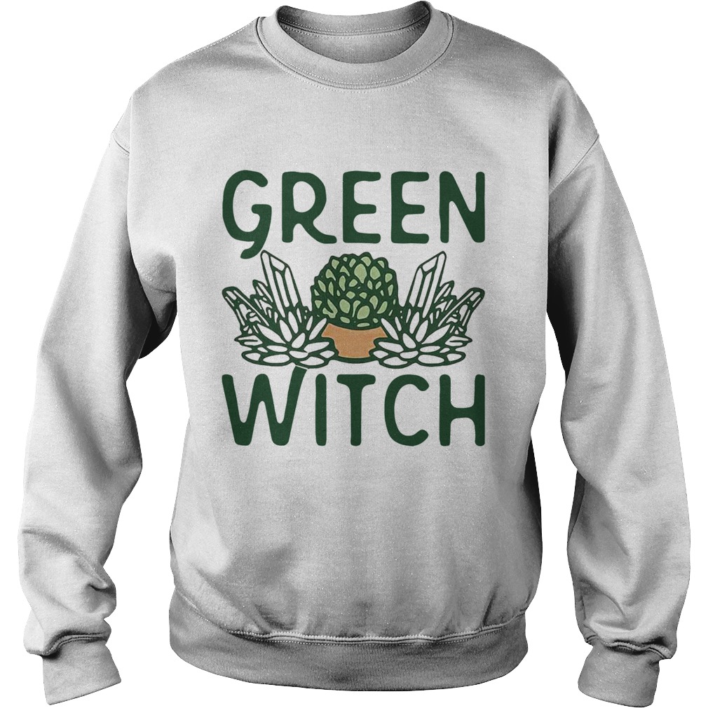 Cactus Green Witch  Sweatshirt