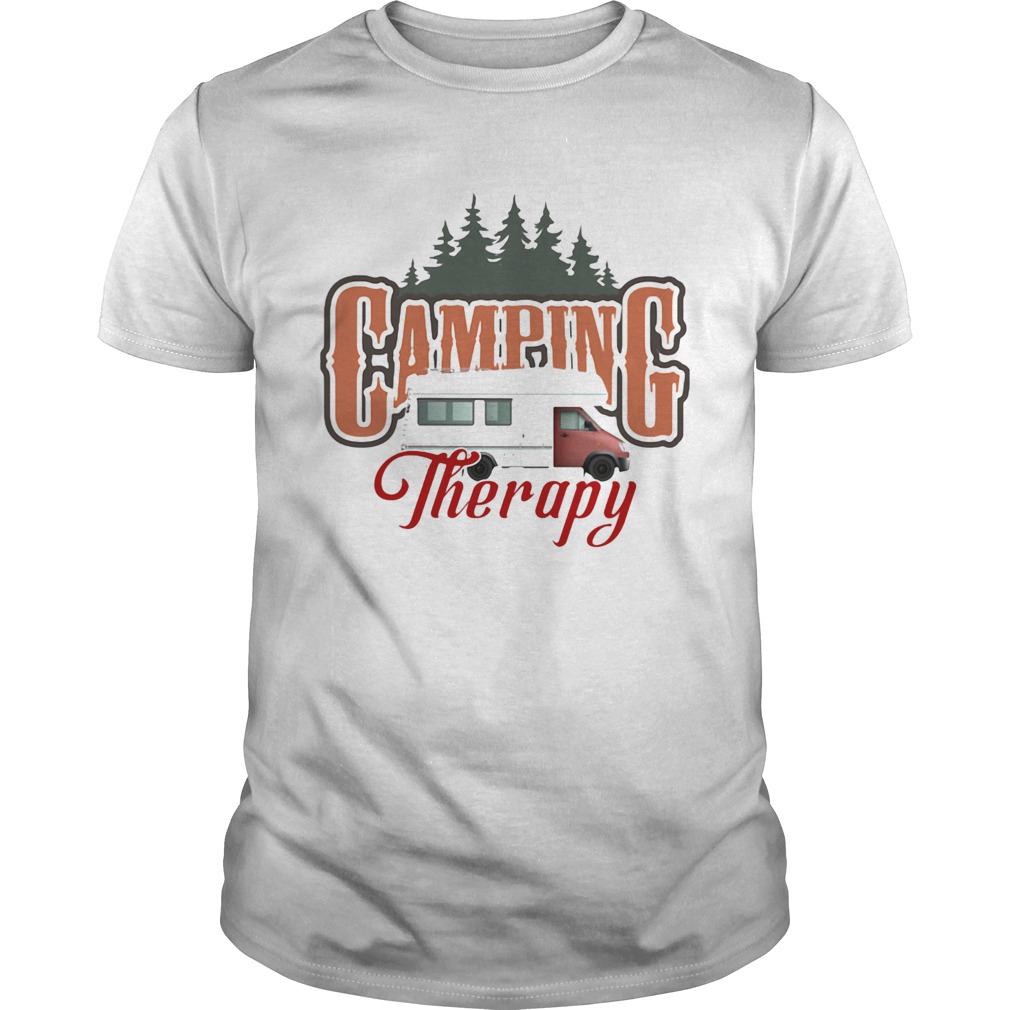 Camping Therapy Truck Tree shirt