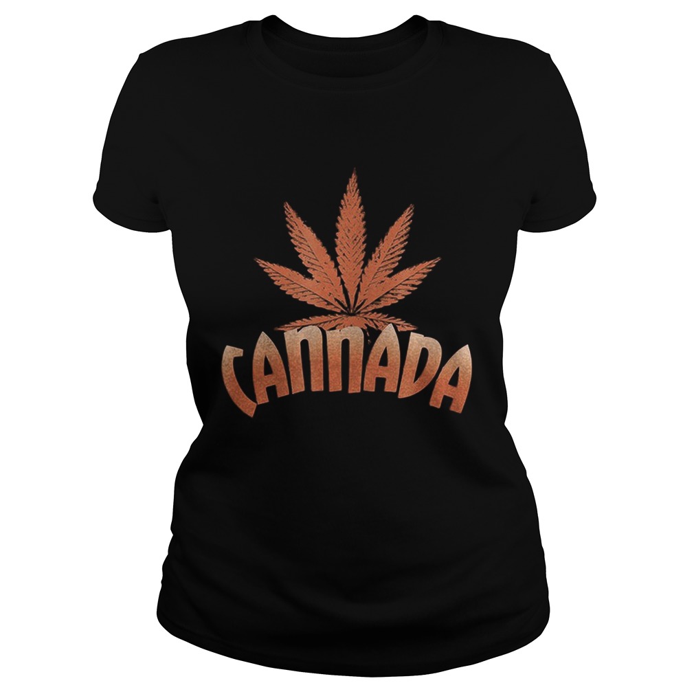 Cannatarian Weed Leaf red  Classic Ladies