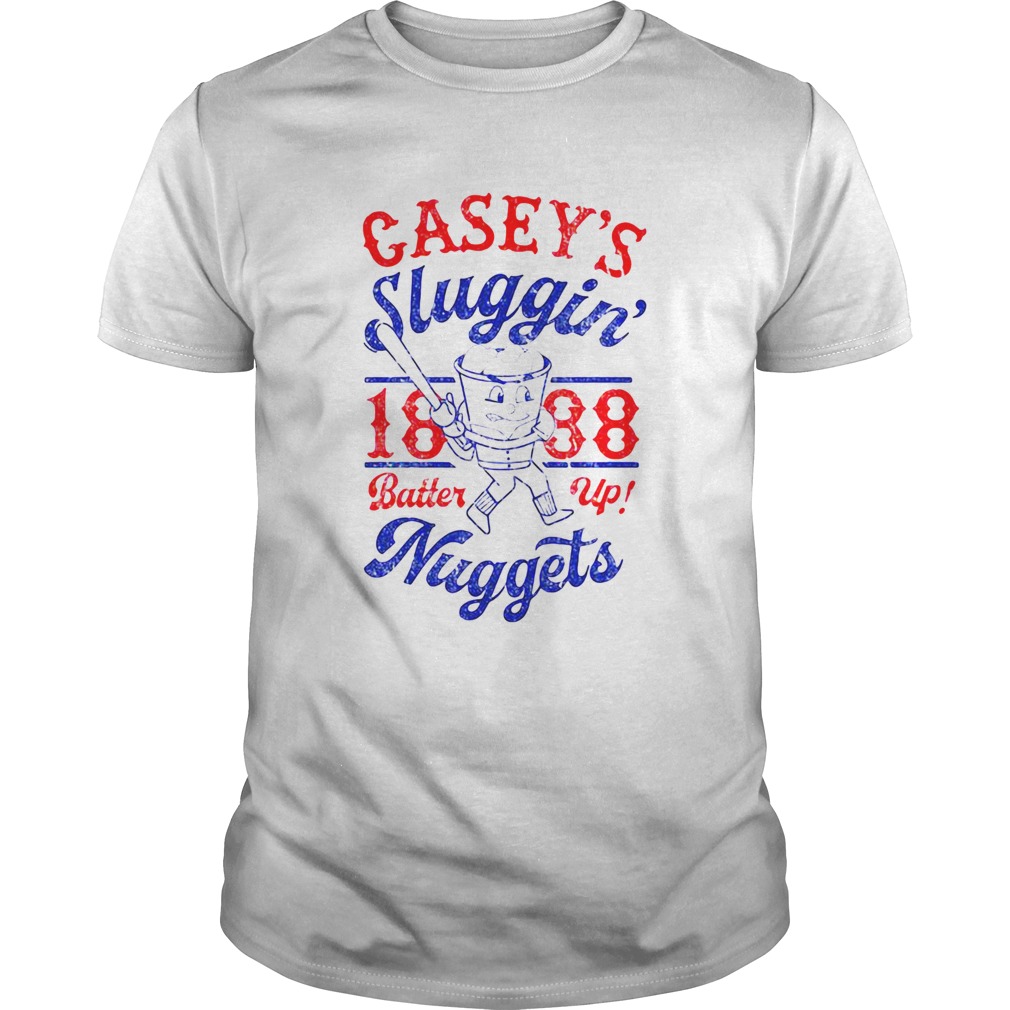 Caseys Sluggin 1888 Batter Up Nuggets Baseball Glass shirt