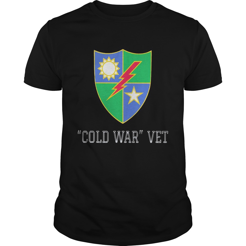 Cold war vet national emblem sun star shirt