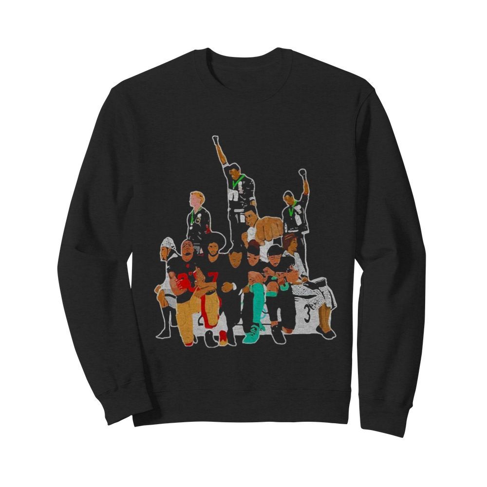 Colin kaepernick 1968 olympics black power peaceful protest football  Unisex Sweatshirt