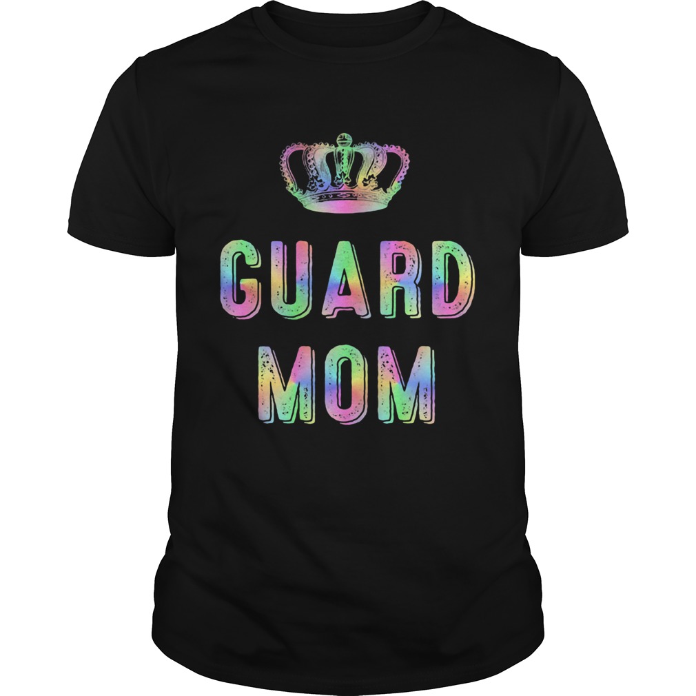 Color Guard Mom Rainbow Crown shirt