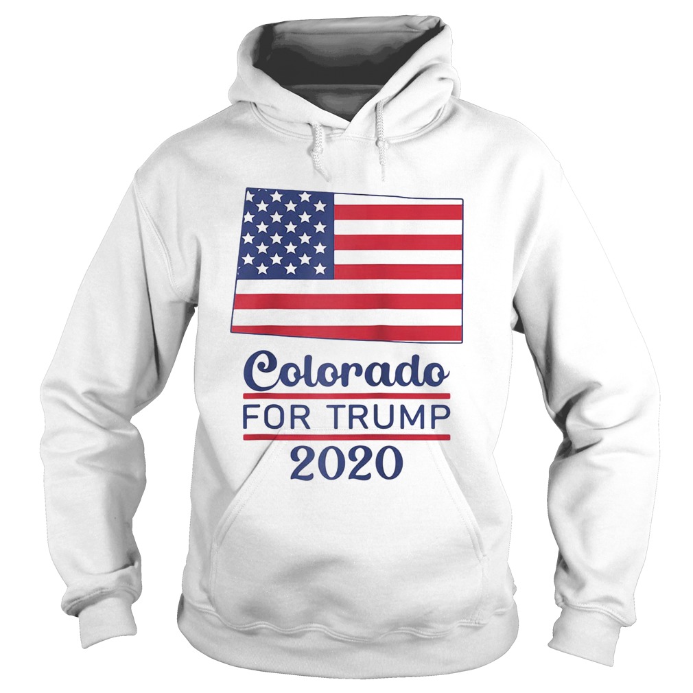 Colorado for donald trump 2020 flag  Hoodie