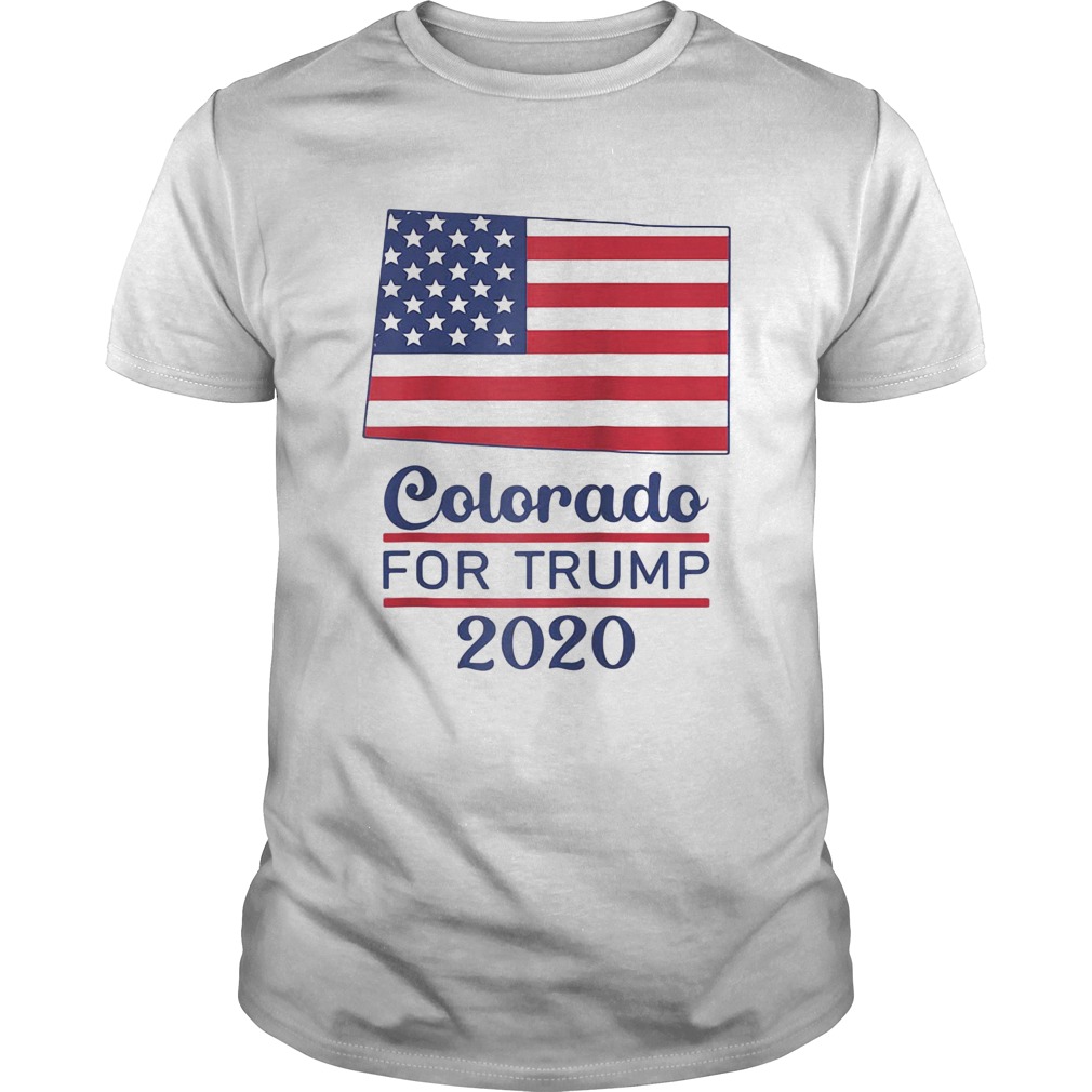 Colorado for donald trump 2020 flag  Unisex