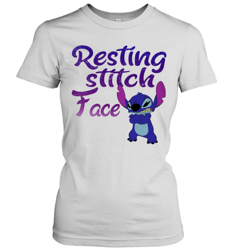 Disney Resting Stitch Face T-Shirt Classic Women's T-shirt