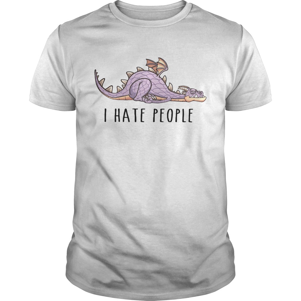 Dragon i hate people shirt