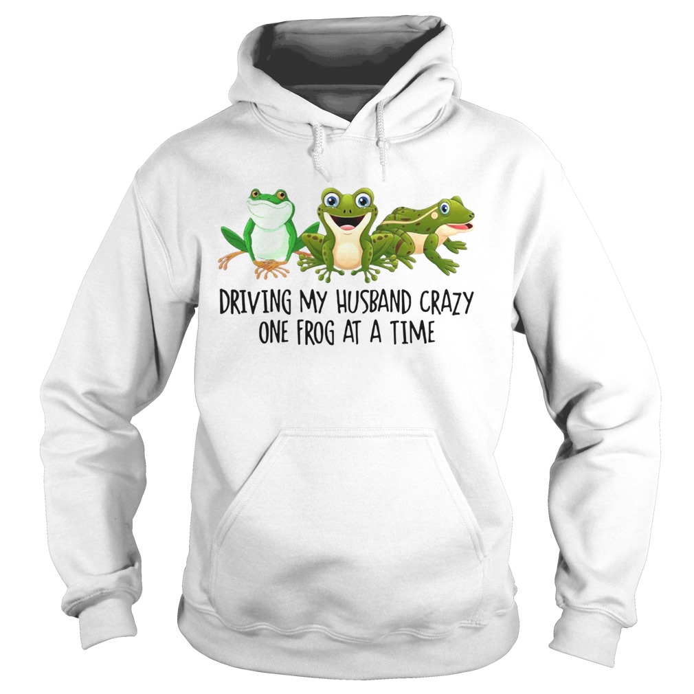 Driving My Husband Crazy One Frog At A Time  Hoodie