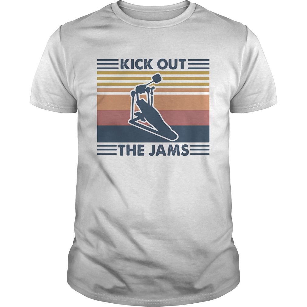 Drums kick out the jams vintage retro shirt