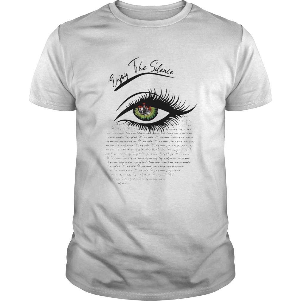 Enjoy the silence depeche mode eyes shirt