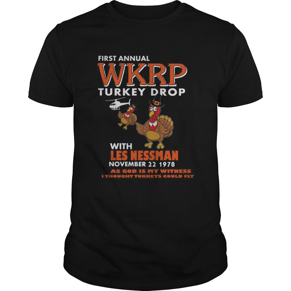 First Annual WKRP Turkey Drop shirt