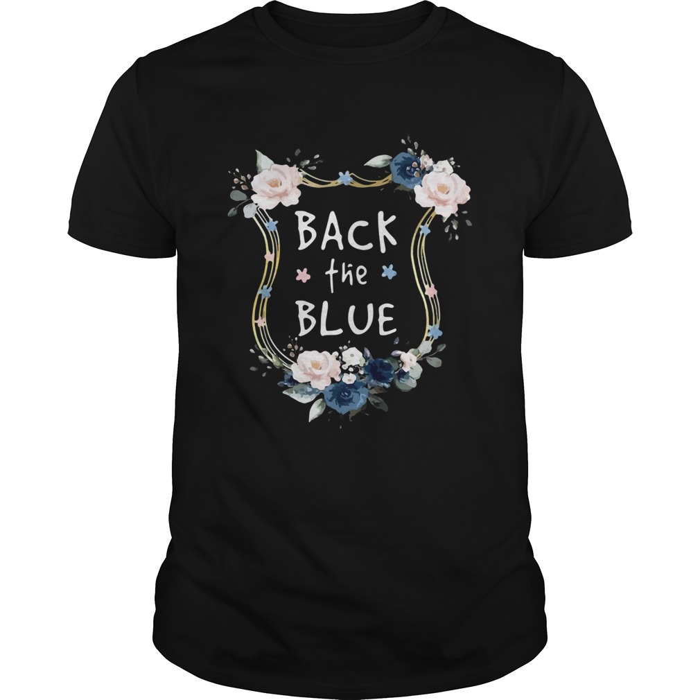 Flower Back The Blue shirt