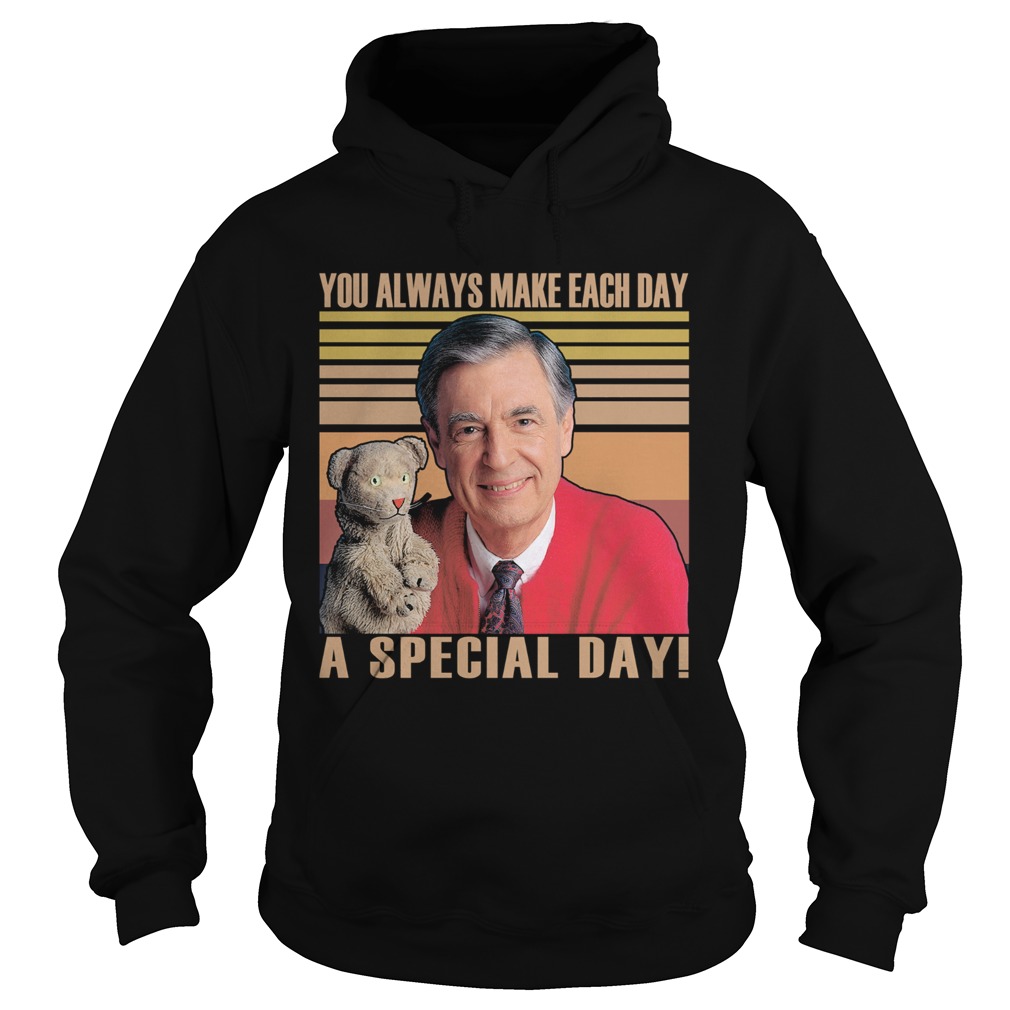 Fred rogers you always make each day a special day vintage retro  Hoodie