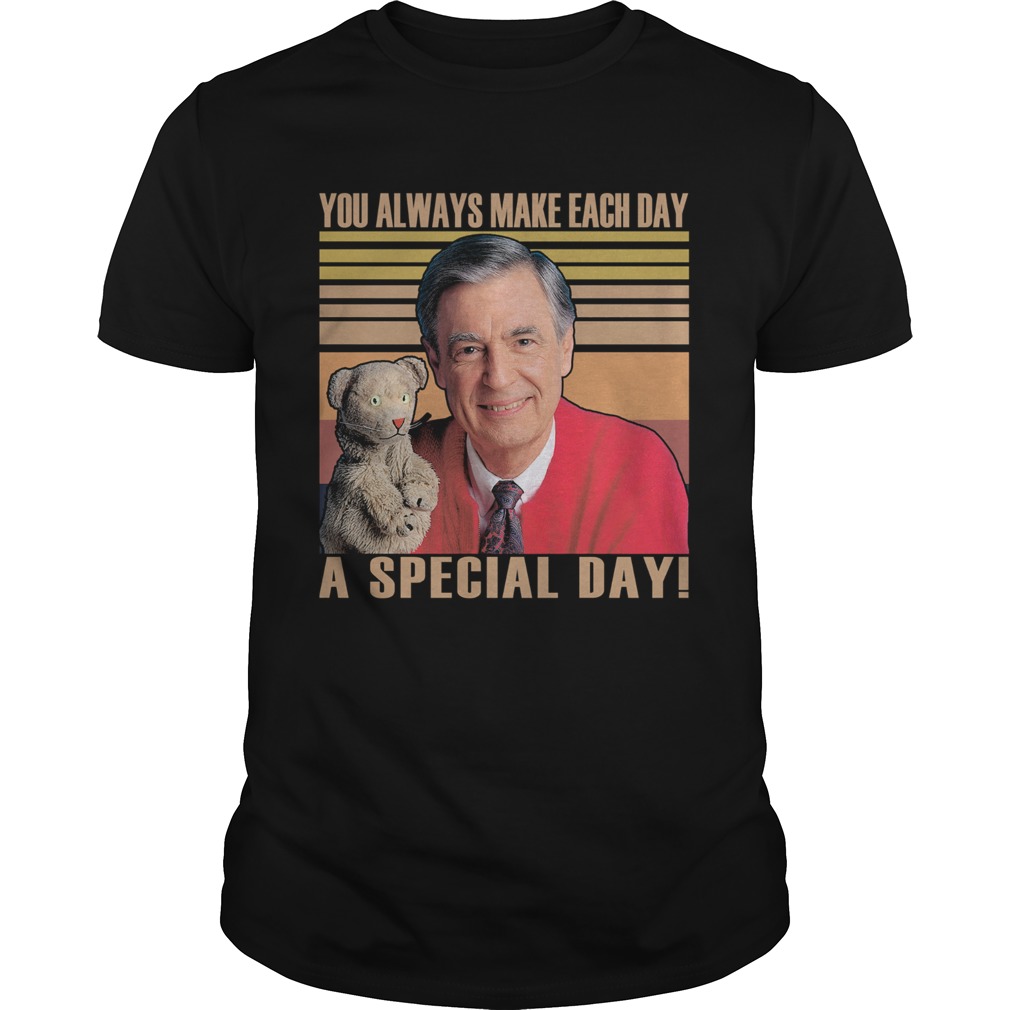 Fred rogers you always make each day a special day vintage retro  Unisex