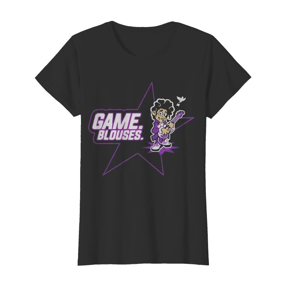 Game blouses playing guitar bird  Classic Women's T-shirt