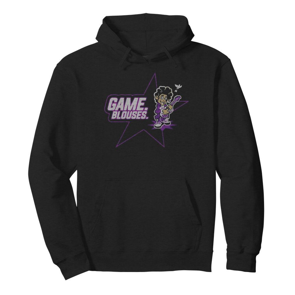 Game blouses playing guitar bird  Unisex Hoodie