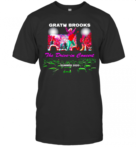 Garth Brooks The Drive In Concert Summer 2020 Light T-Shirt