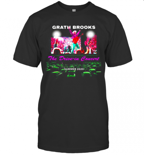 Garth Brooks The Drive In Concert Summer 2020 Light T-Shirt