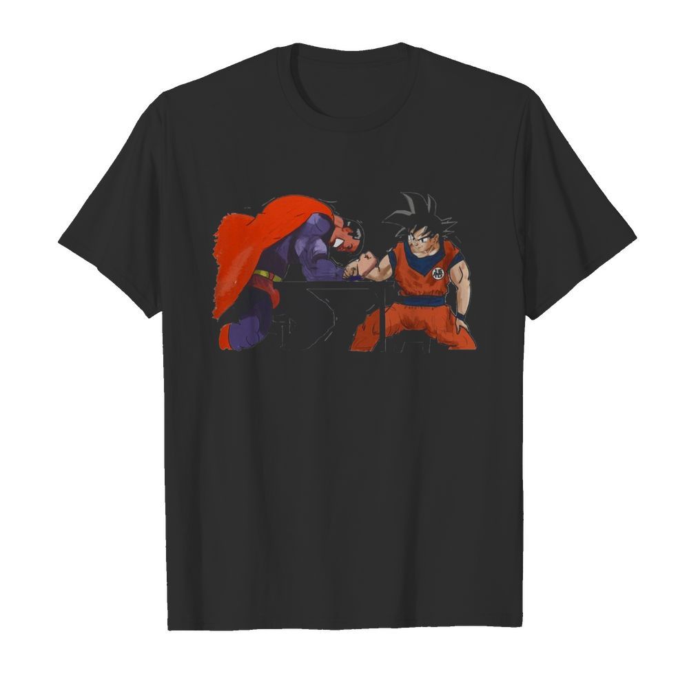 Goku vs Superman Arm-Wrestling shirt