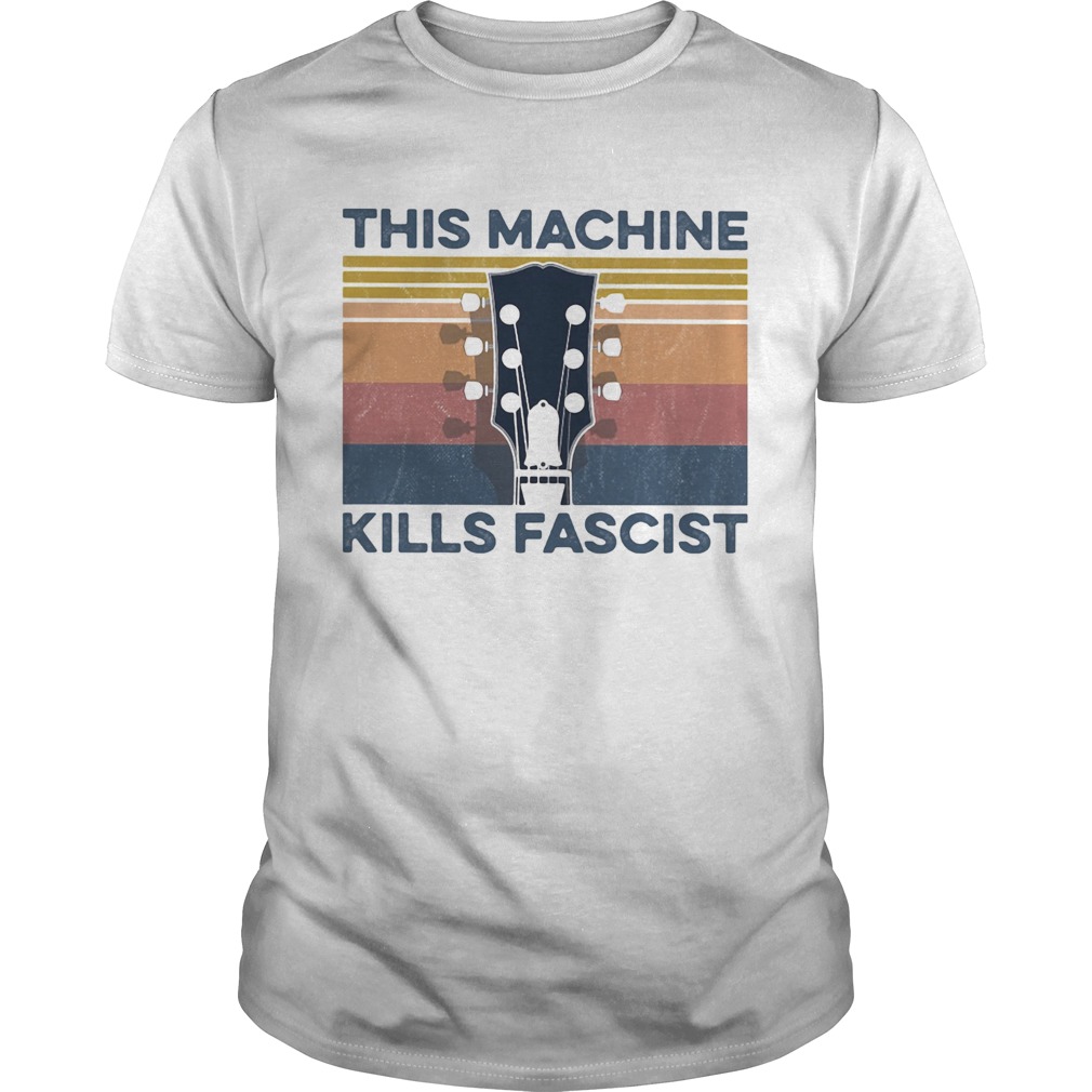 Guitar this machine kills fascists vintage retro  Unisex