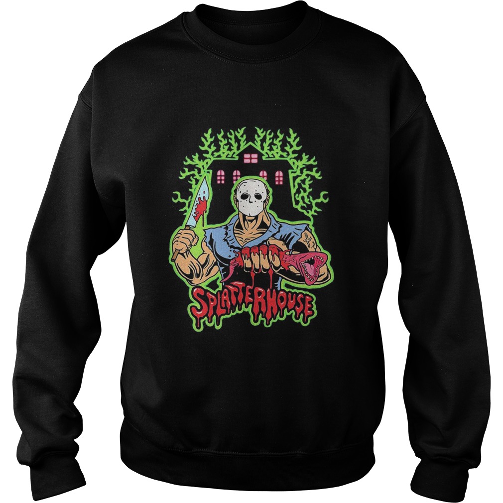 Halloween michael myers holding knife splatterhouse  Sweatshirt