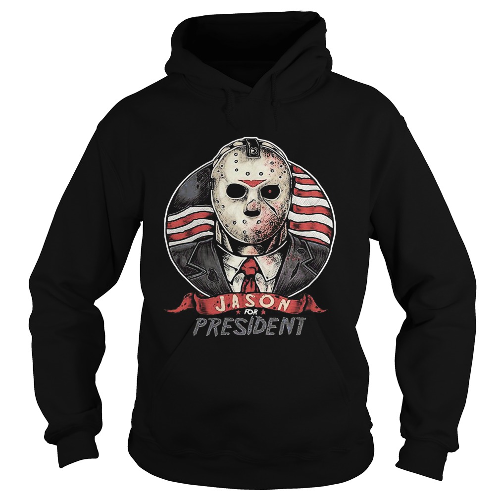 Halloween michael myers jason for president american flag independence day  Hoodie