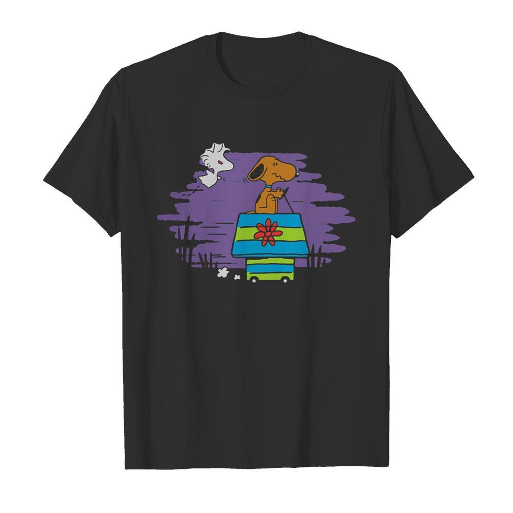 Halloween snoopy and woodstock home shirt