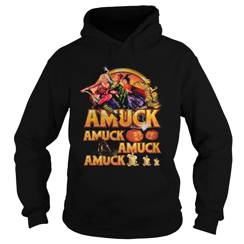 Halloween witch amuck pumpkin  Hoodie