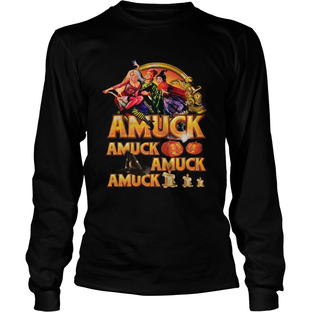 Halloween witch amuck pumpkin  Long Sleeve