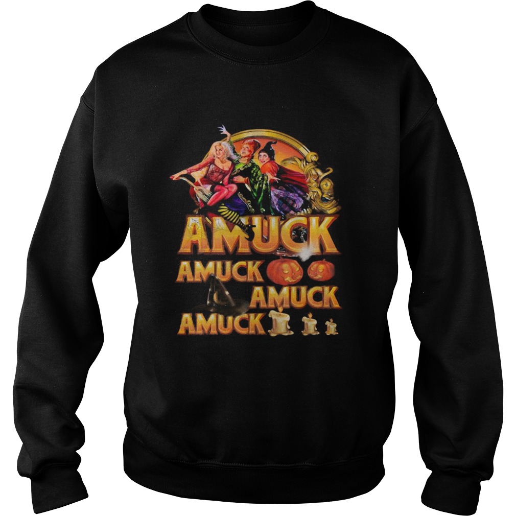 Halloween witch amuck pumpkin  Sweatshirt