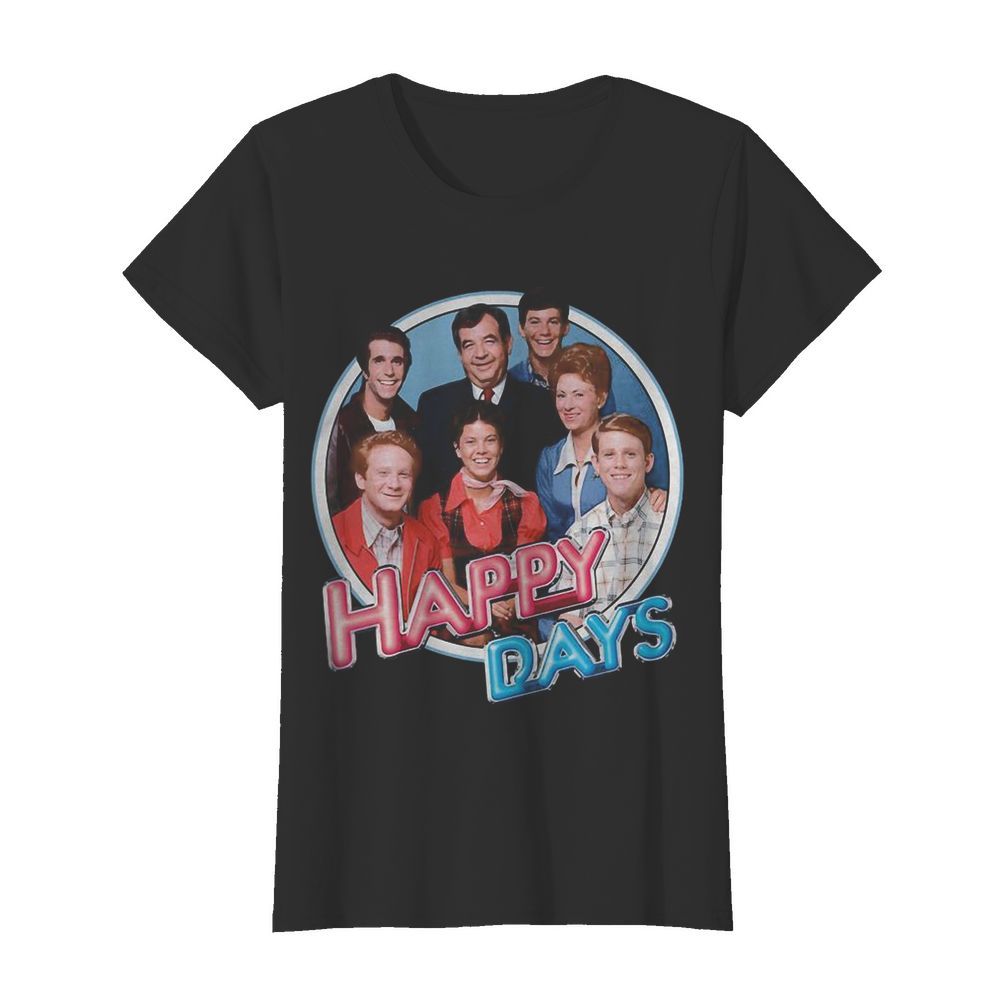 Happy days characters retro  Classic Women's T-shirt