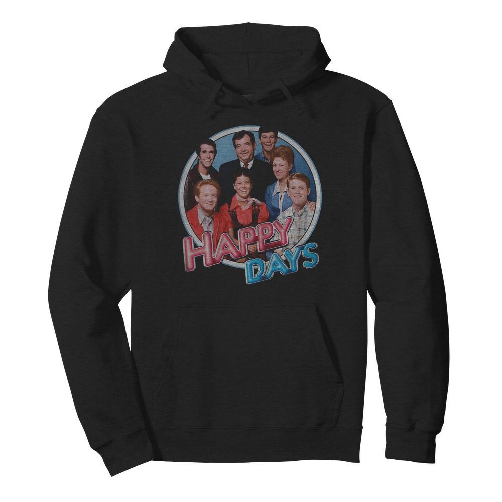 Happy days characters retro  Unisex Hoodie