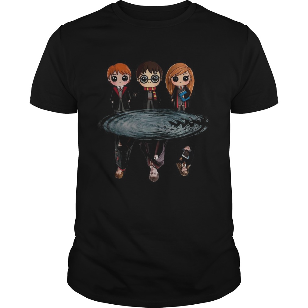 Harry Potter Ron Weasley And Hermione Reflection Water shirt