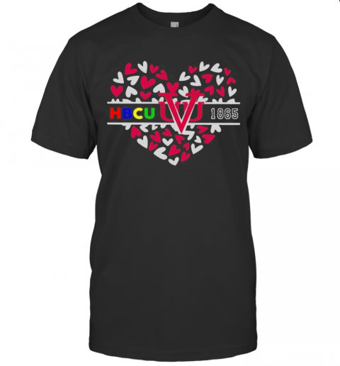 Hbcu Utah Valley University 1865 Logo Hearts T-Shirt