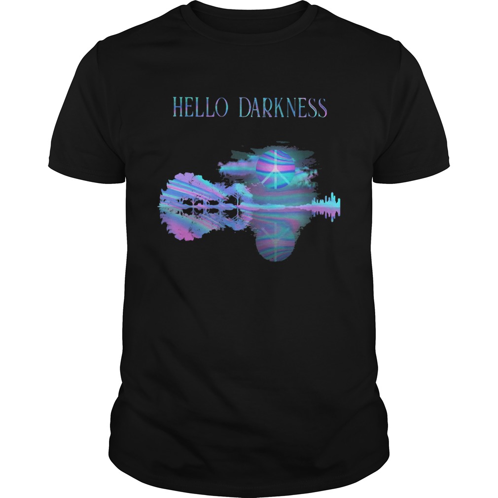 Hippie hello darkness my old friend shirt