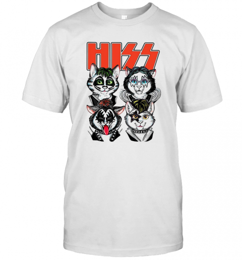 Hiss Rock Band Cats T-Shirt