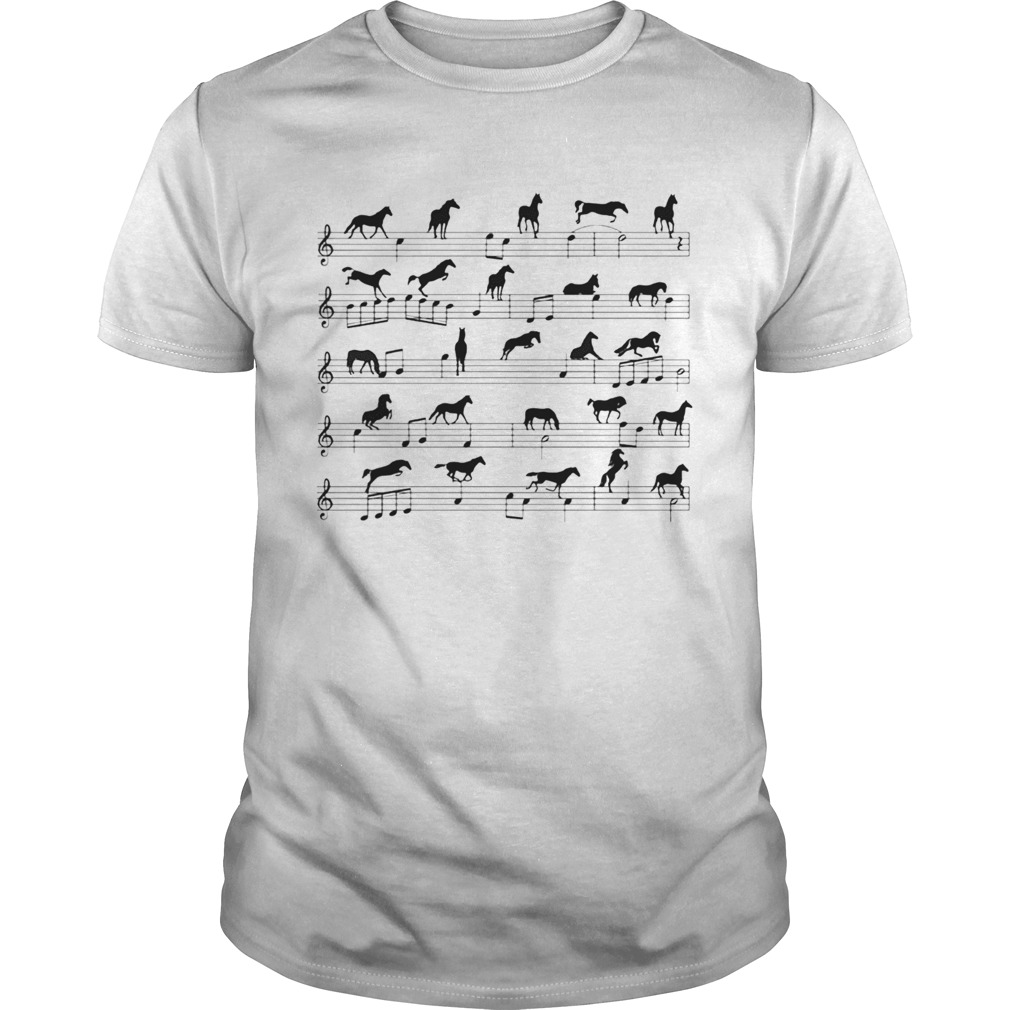 Horse Notes On Sheet Music shirt