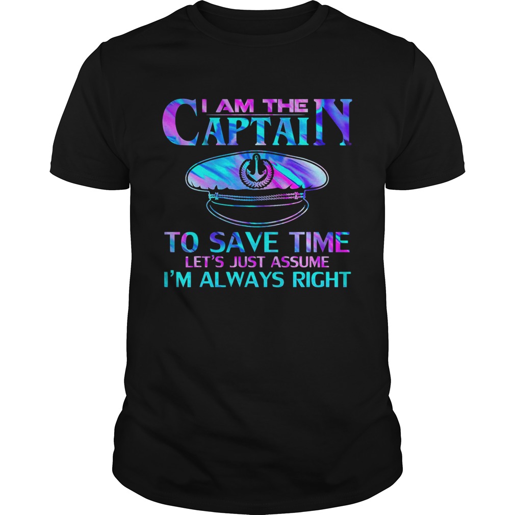 I Am The Captain To Save Time shirt