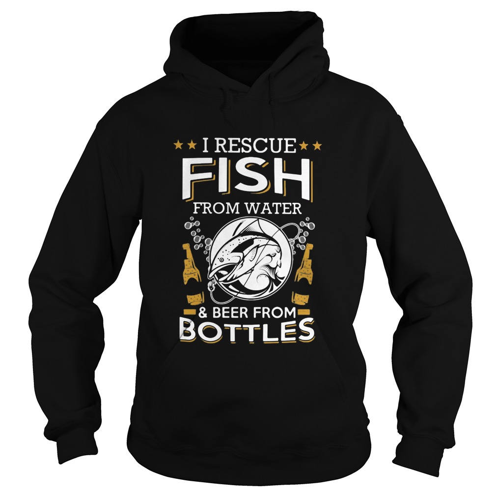 I Rescue Fish From Water And Beers From Bottles Bubble Star  Hoodie