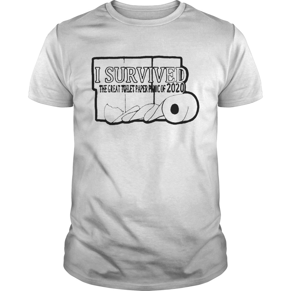 I Survived The Great Toilet Paper Panic Of 2020 Coronavirus shirt