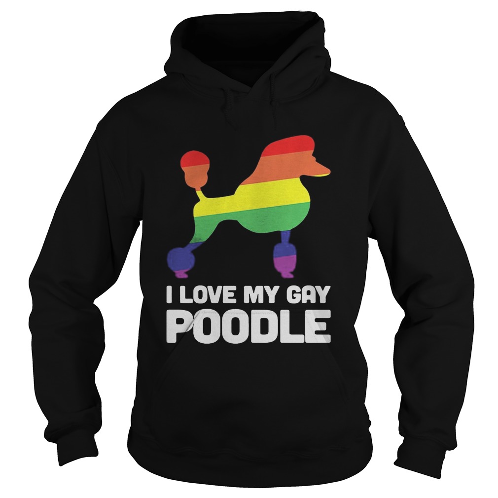 I love my gay poodle dog LGBT  Hoodie