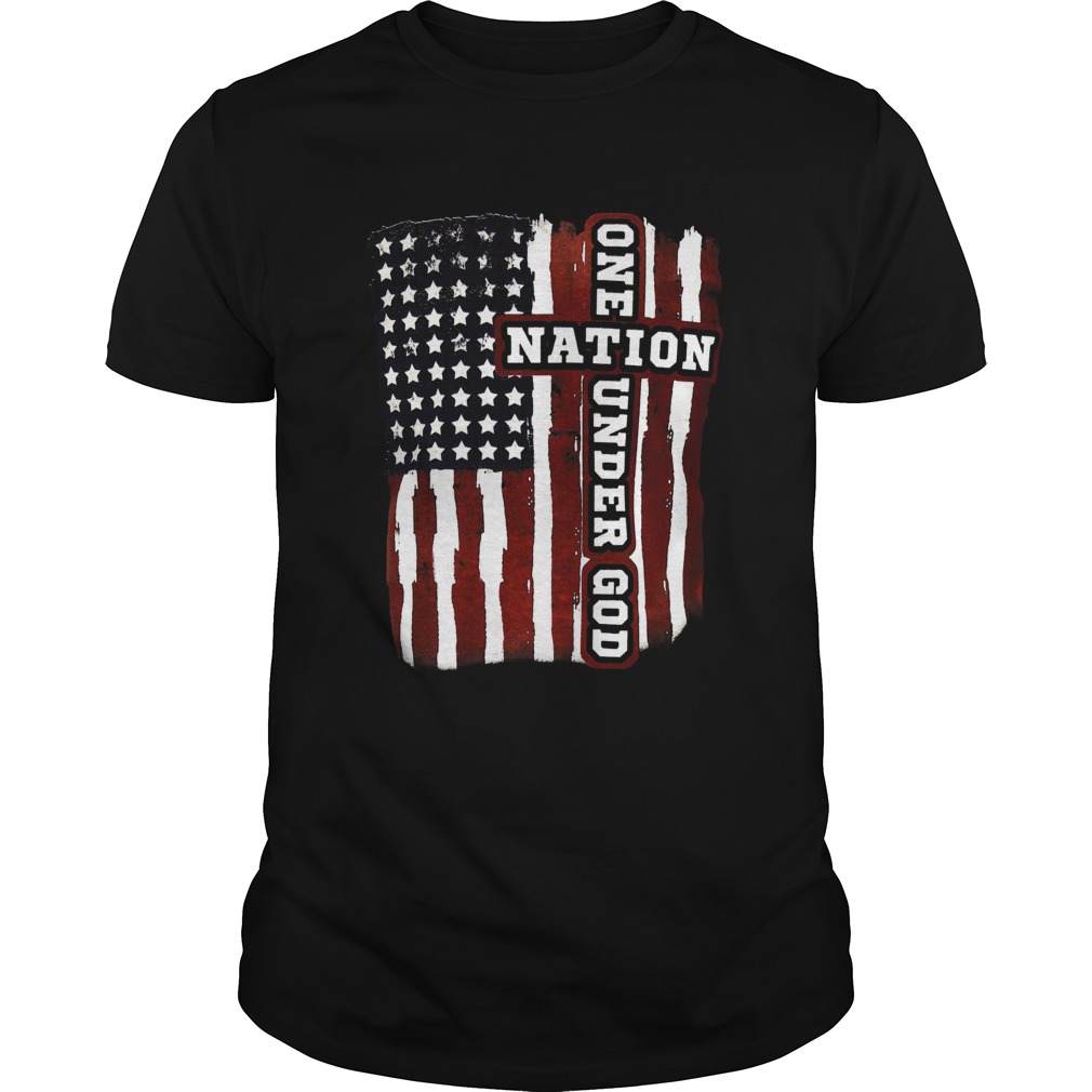 Independence day one under god nation jesus shirt