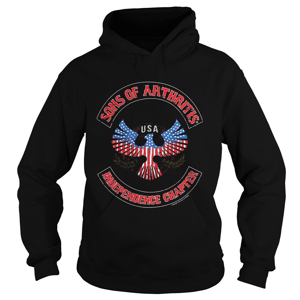 Independence day sons of arthritis eagle USA independence chapter  Hoodie