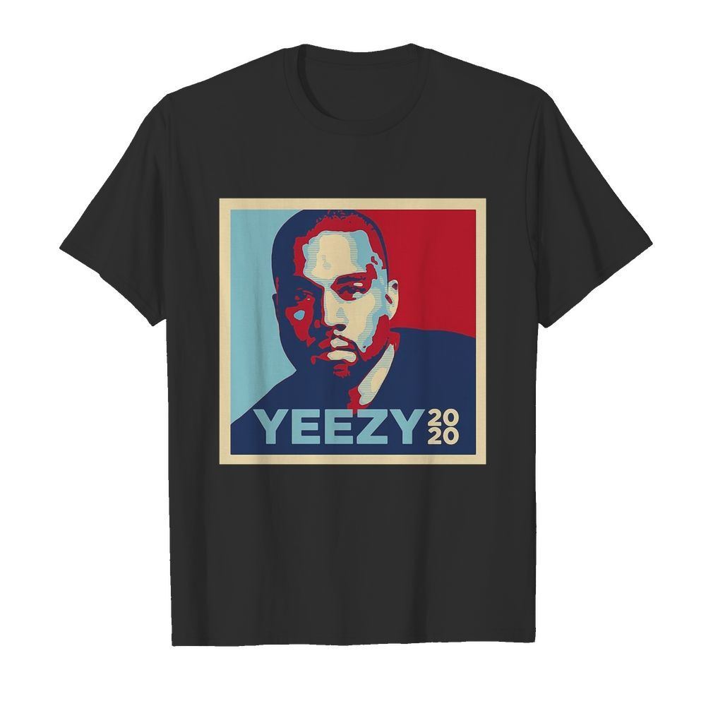 Intense styles adult yeezy 2020 kanye west for president art shirt