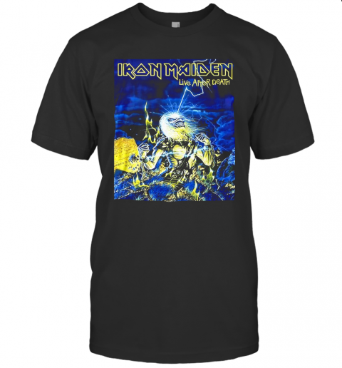 Iron Maiden Skeleton Live After Death T-Shirt