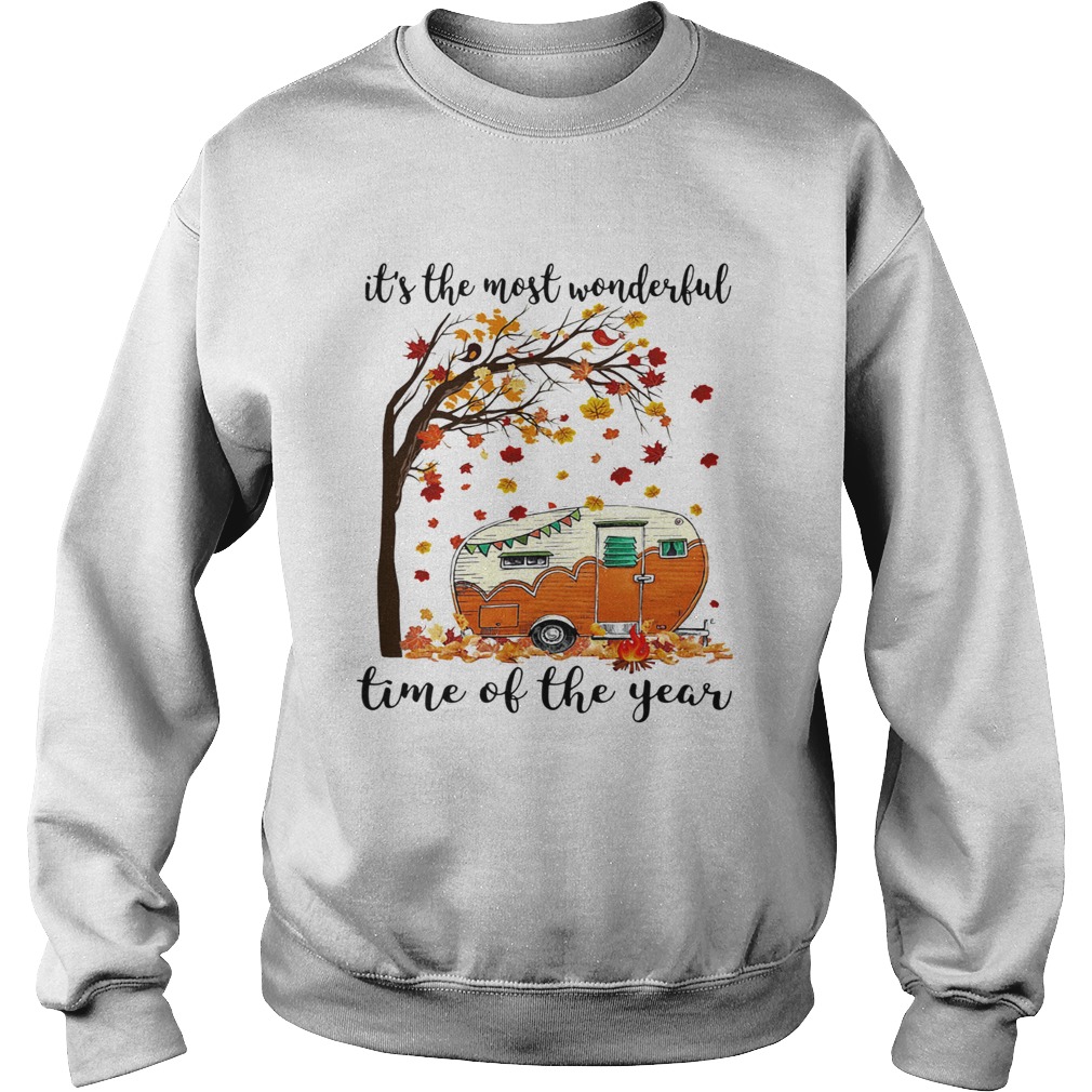 Its The Most Wonderful Time Of The Year Camping  Sweatshirt