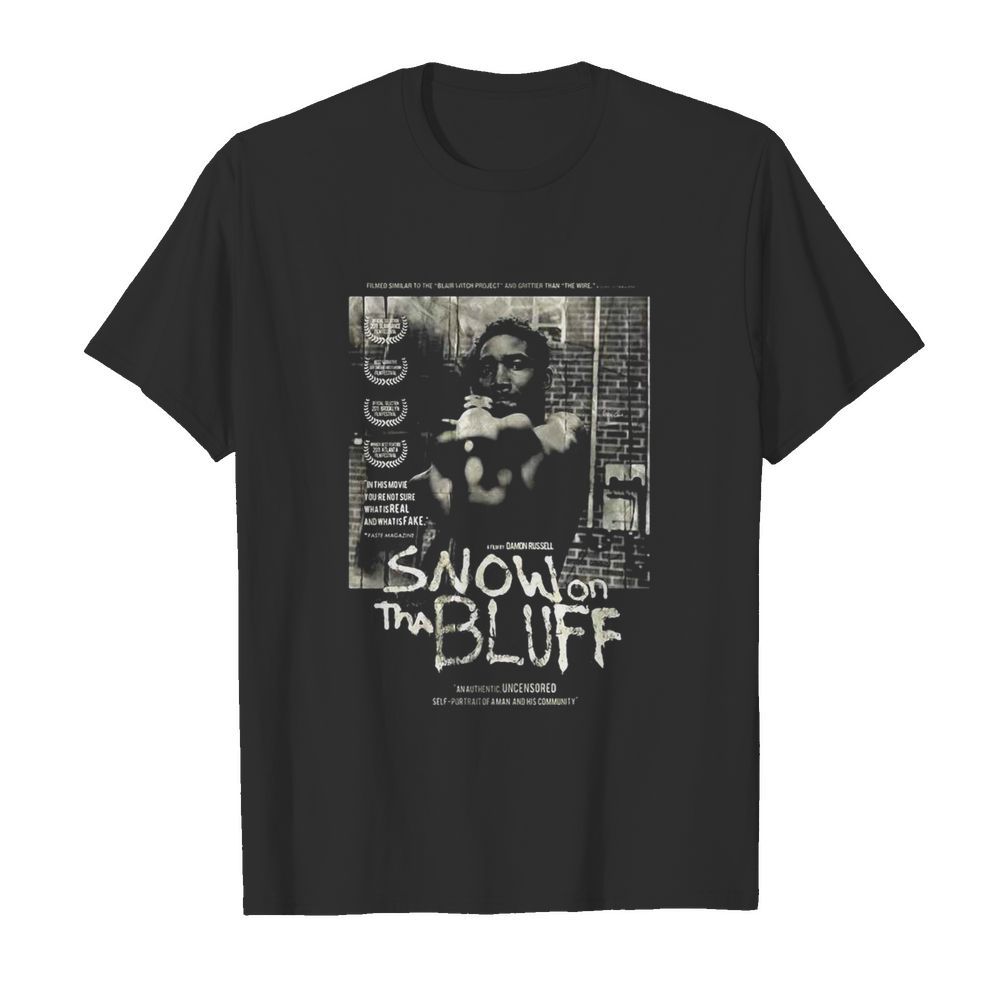 J. Cole snow on tha bluff shirt