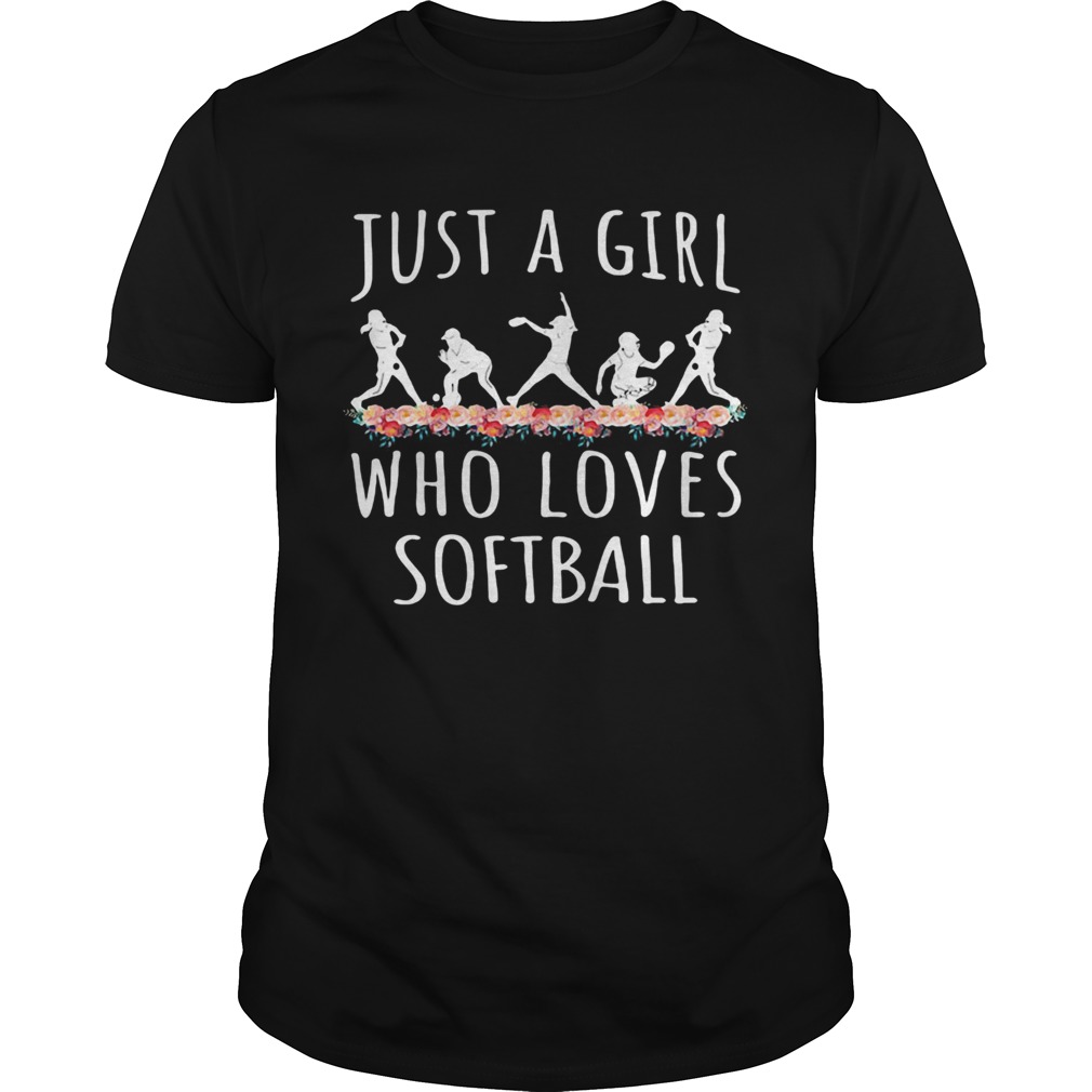 JUST A GIRL WHO LOVES LQT SOFTBALL shirt