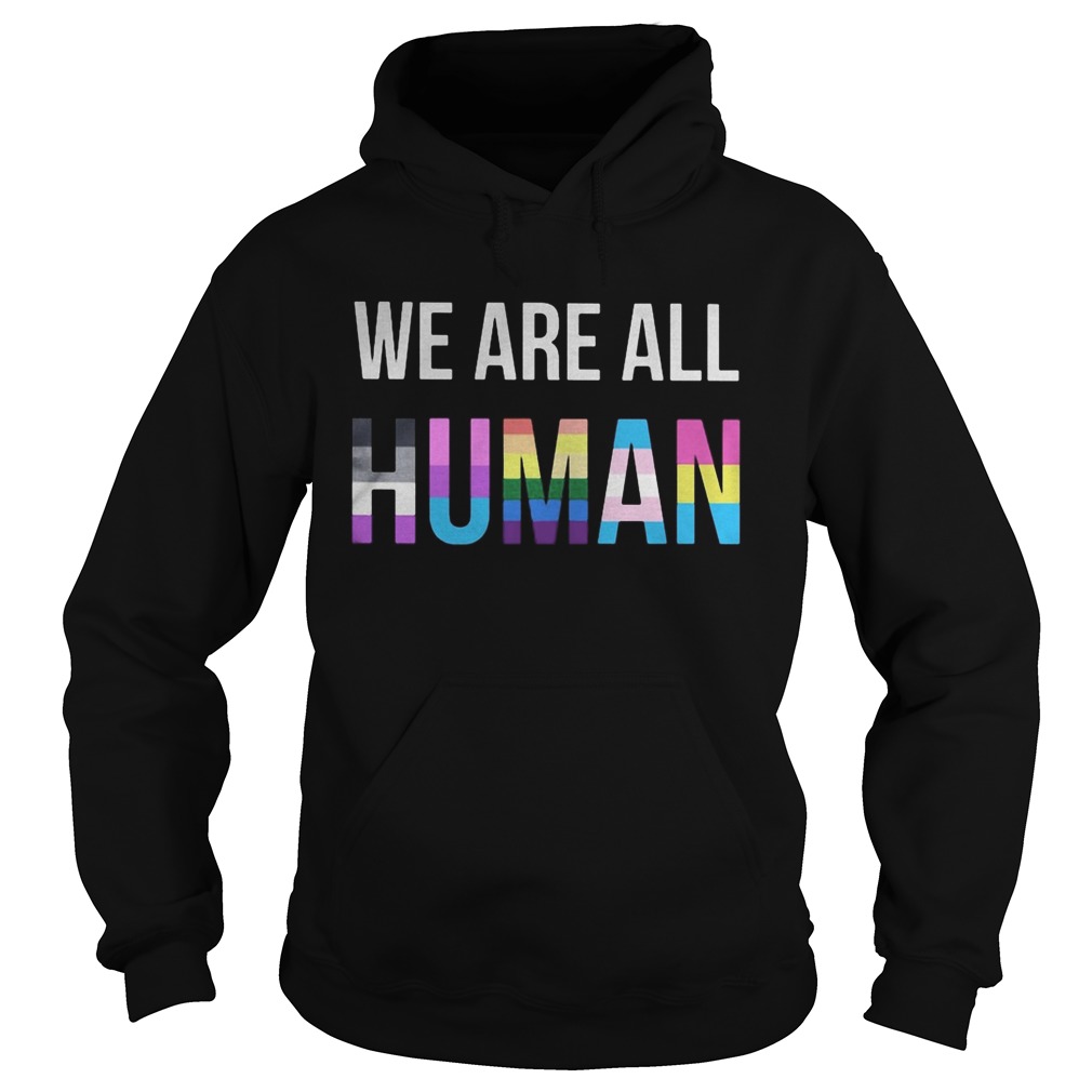 Lgbt we are all human black lives matter  Hoodie